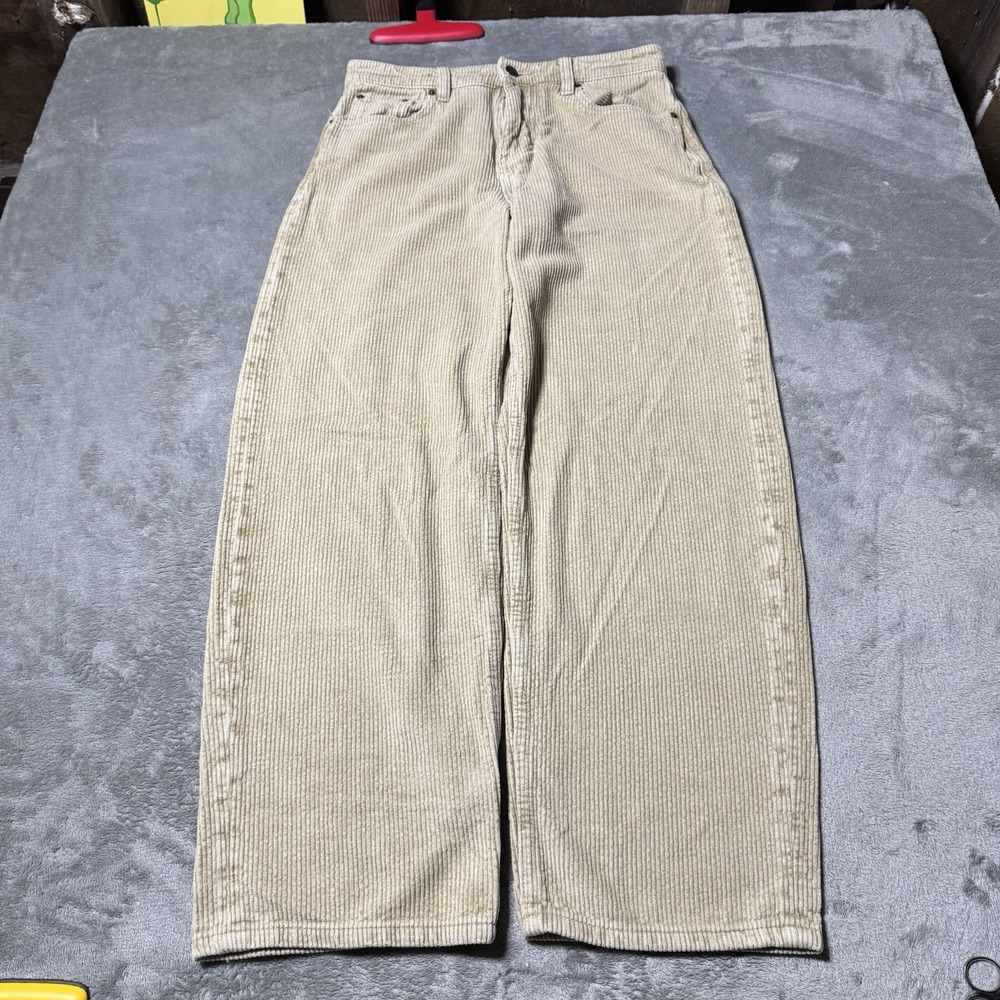 Motel Rocks Womens‎ Wide Leg Corduroy Pants Size S Skater Preppy Y2K Casual
